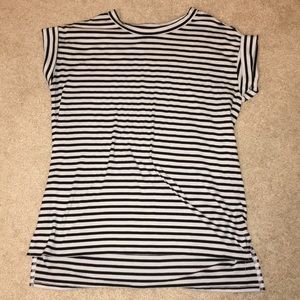 Black and white striped shirt